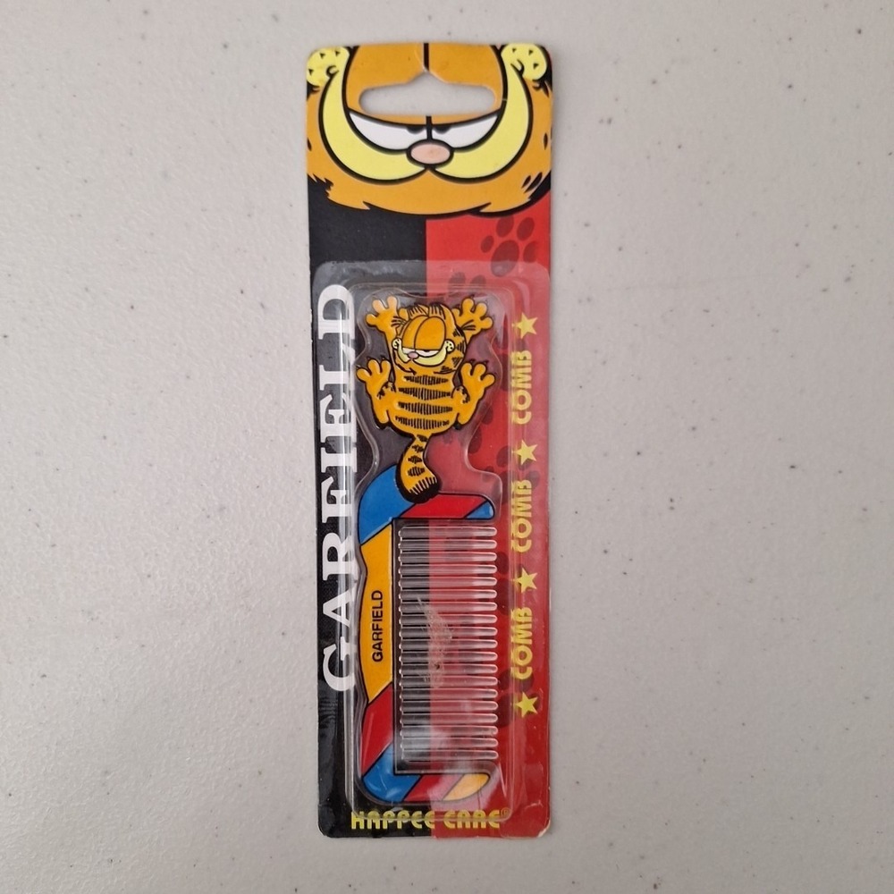Vintage 1998 PAWS Garfield The Cat Happee Care Comb NEW SEALED
